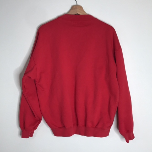Vintage boss America red pullover unisex sweater size medium - Picture 8 of 10